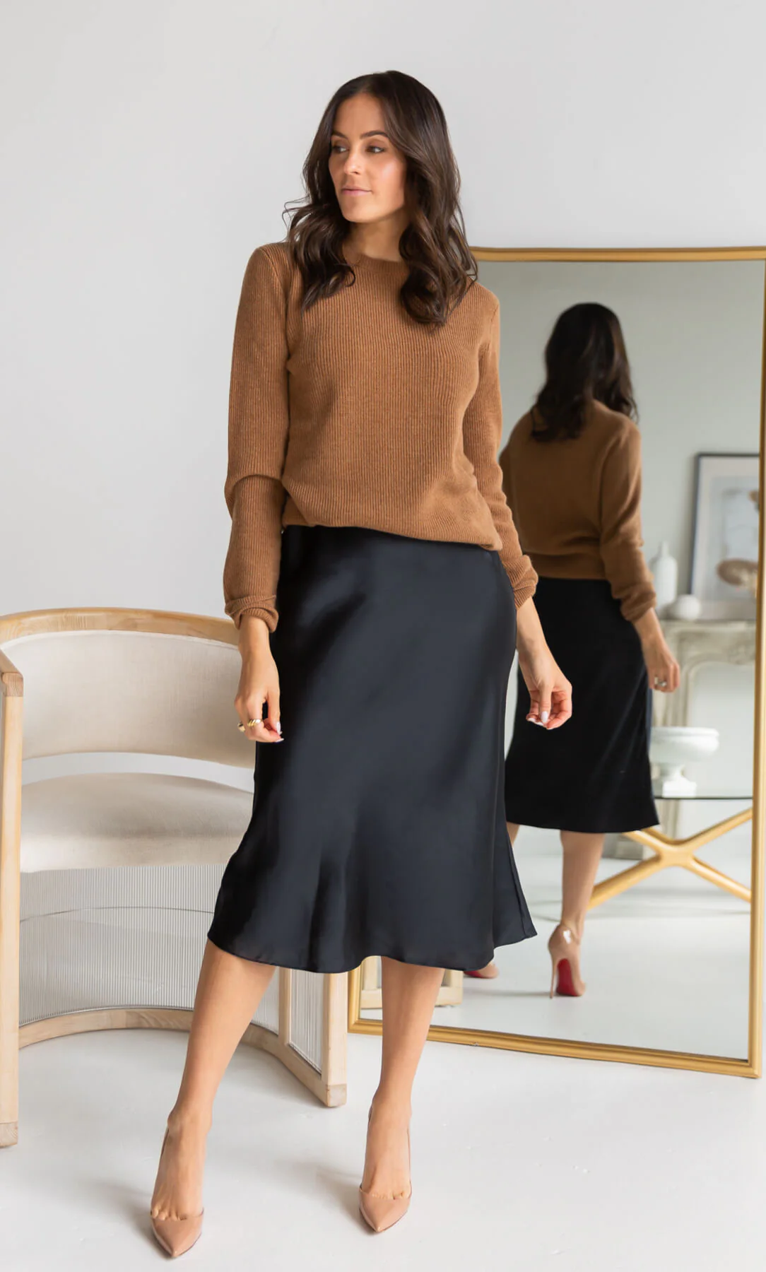 Alessa Silk Skirt - Image 34