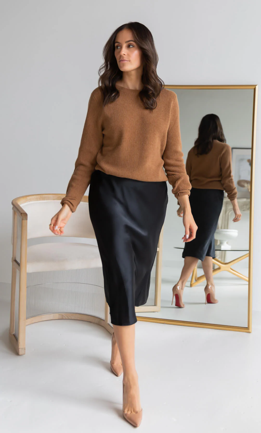 Alessa Silk Skirt - Image 35