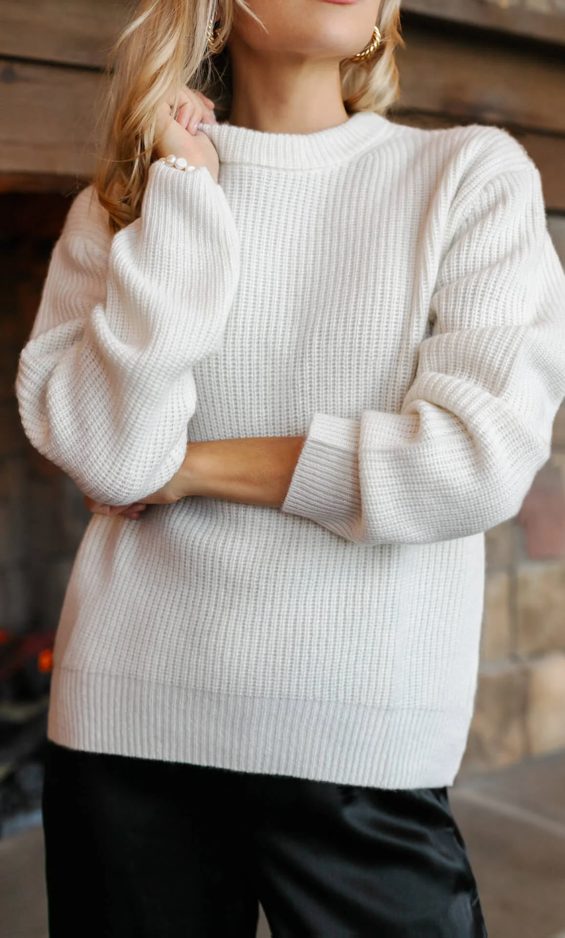 Lombardia Cashmere Fisherman Sweater - Image 26