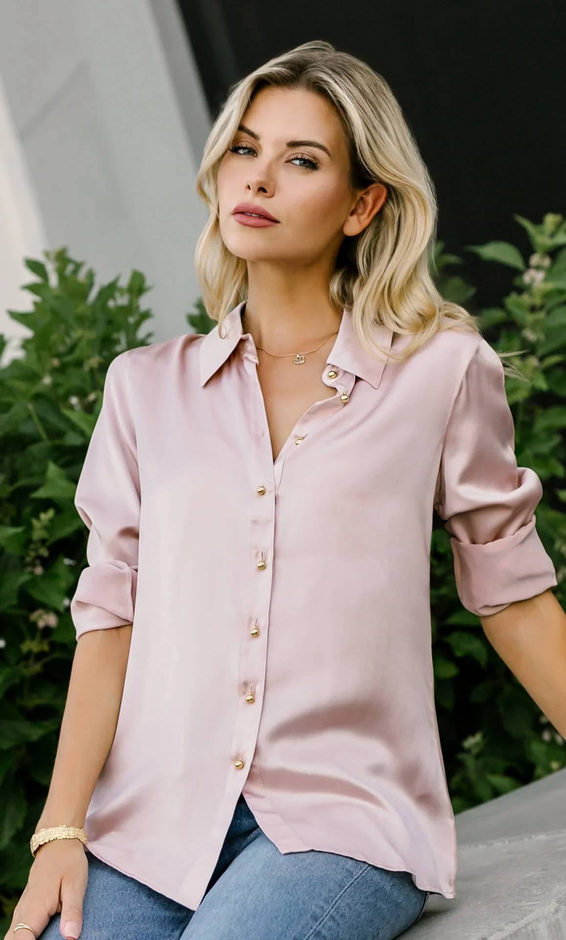 Milano Silk Blouse - Image 44