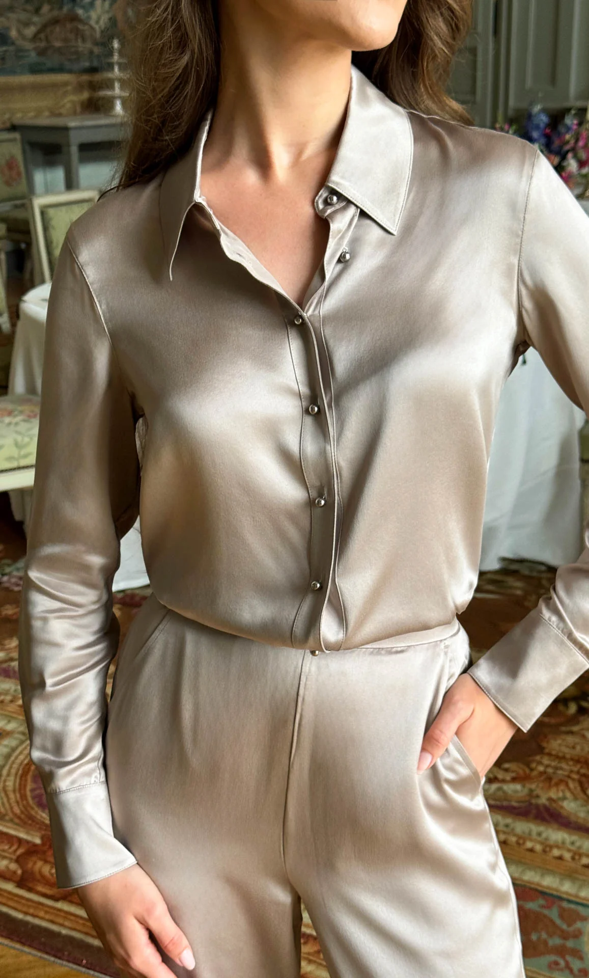 Milano Silk Blouse - Image 52