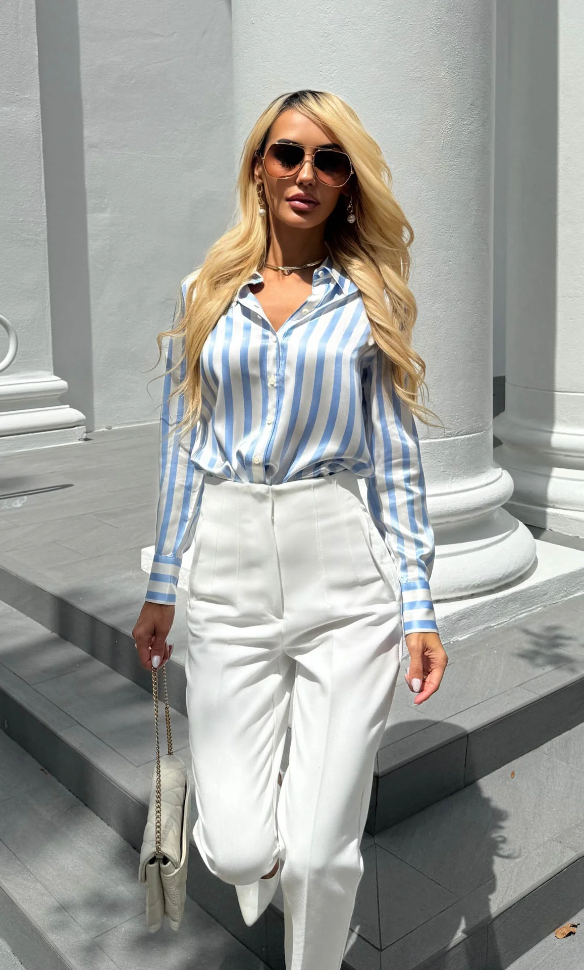 Monaco Silk Blouse - Image 18