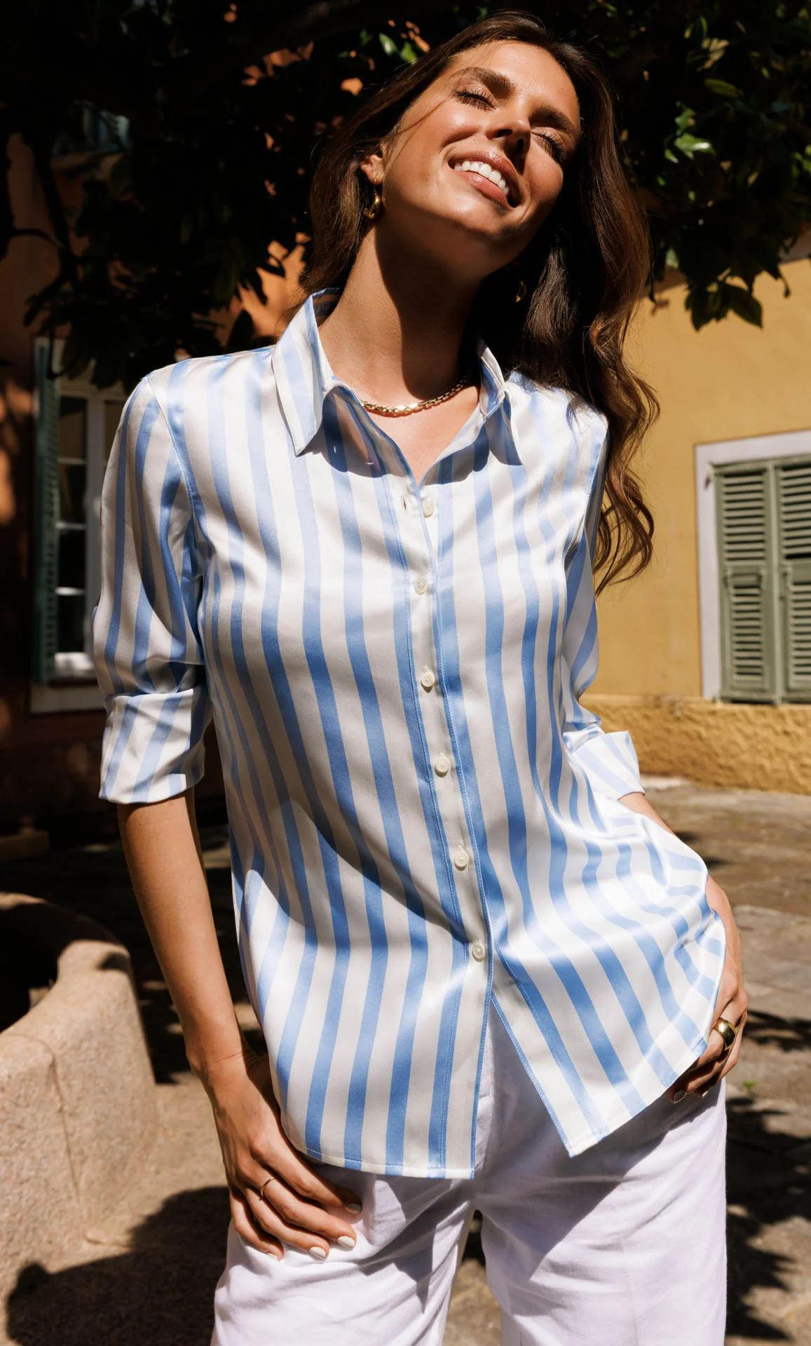Monaco Silk Blouse - Image 19