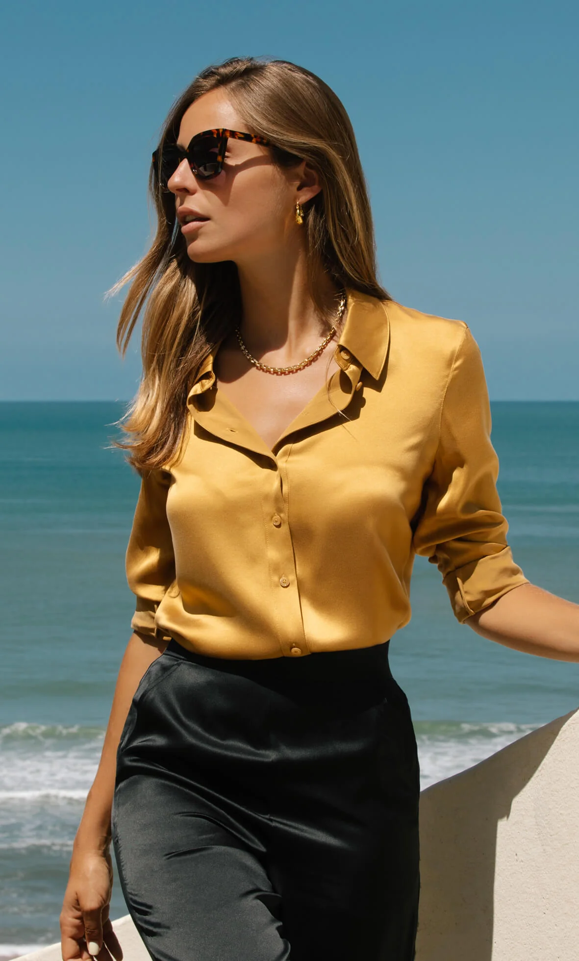 Monaco Silk Blouse - Image 23