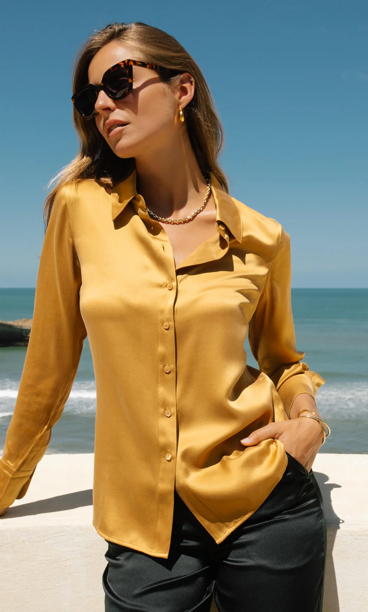 Monaco Silk Blouse - Image 28