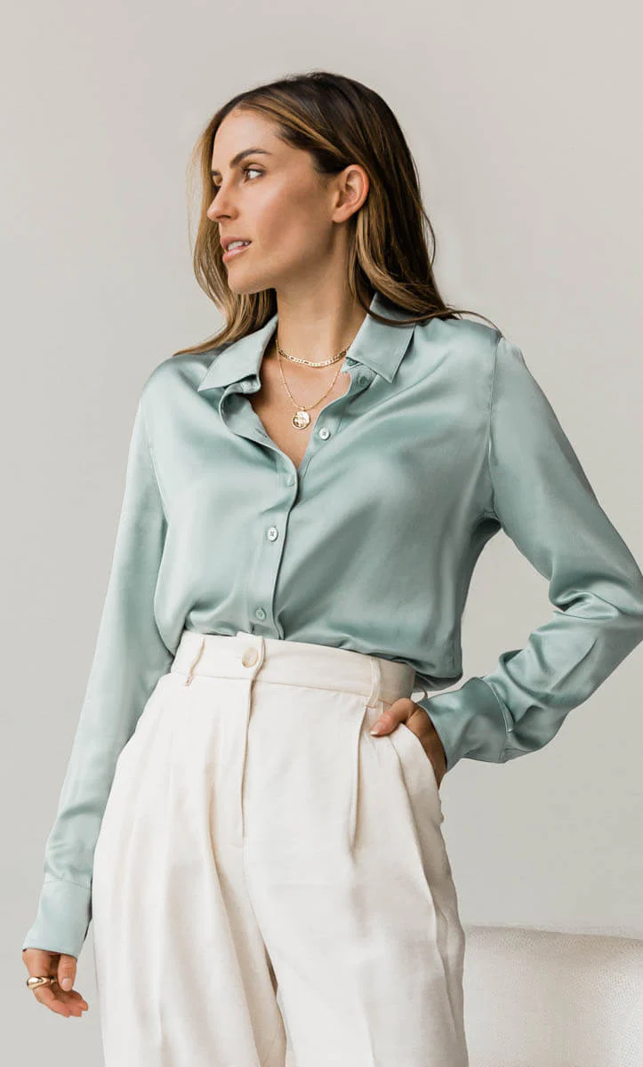 Monaco Silk Blouse - Image 29