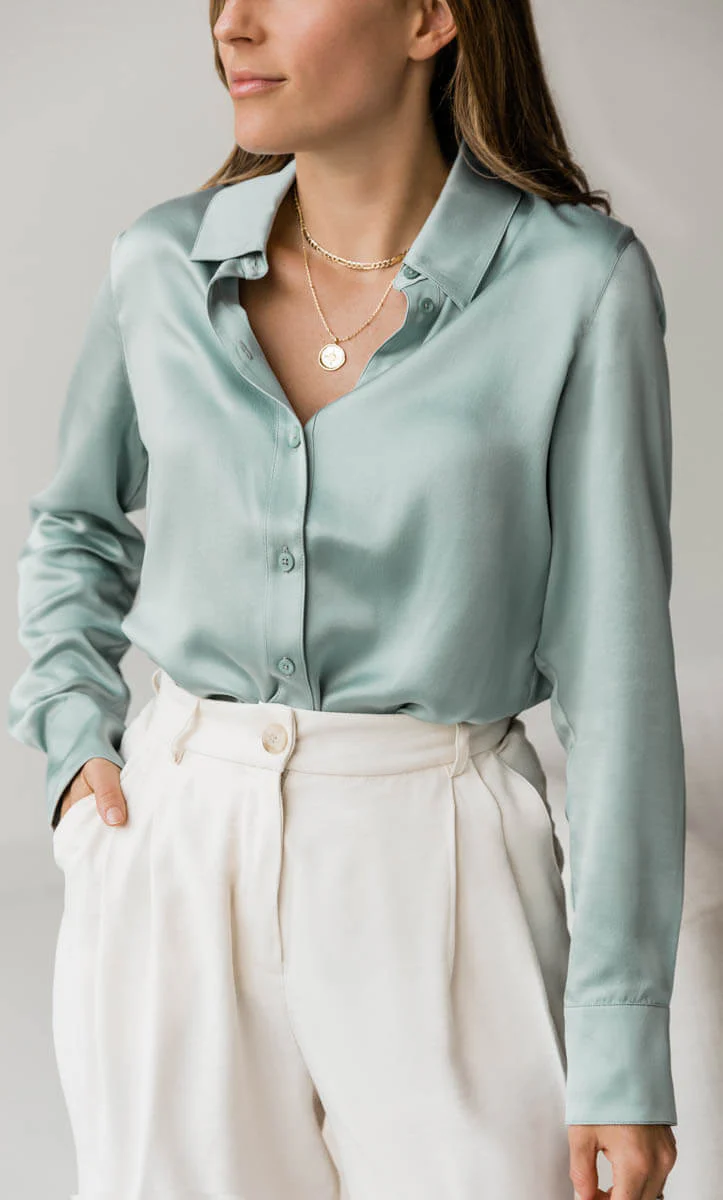 Monaco Silk Blouse - Image 30