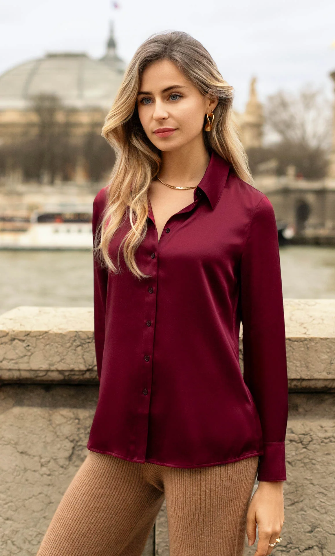 Monaco Silk Blouse - Image 35
