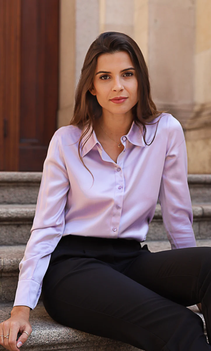 Monaco Silk Blouse - Image 40