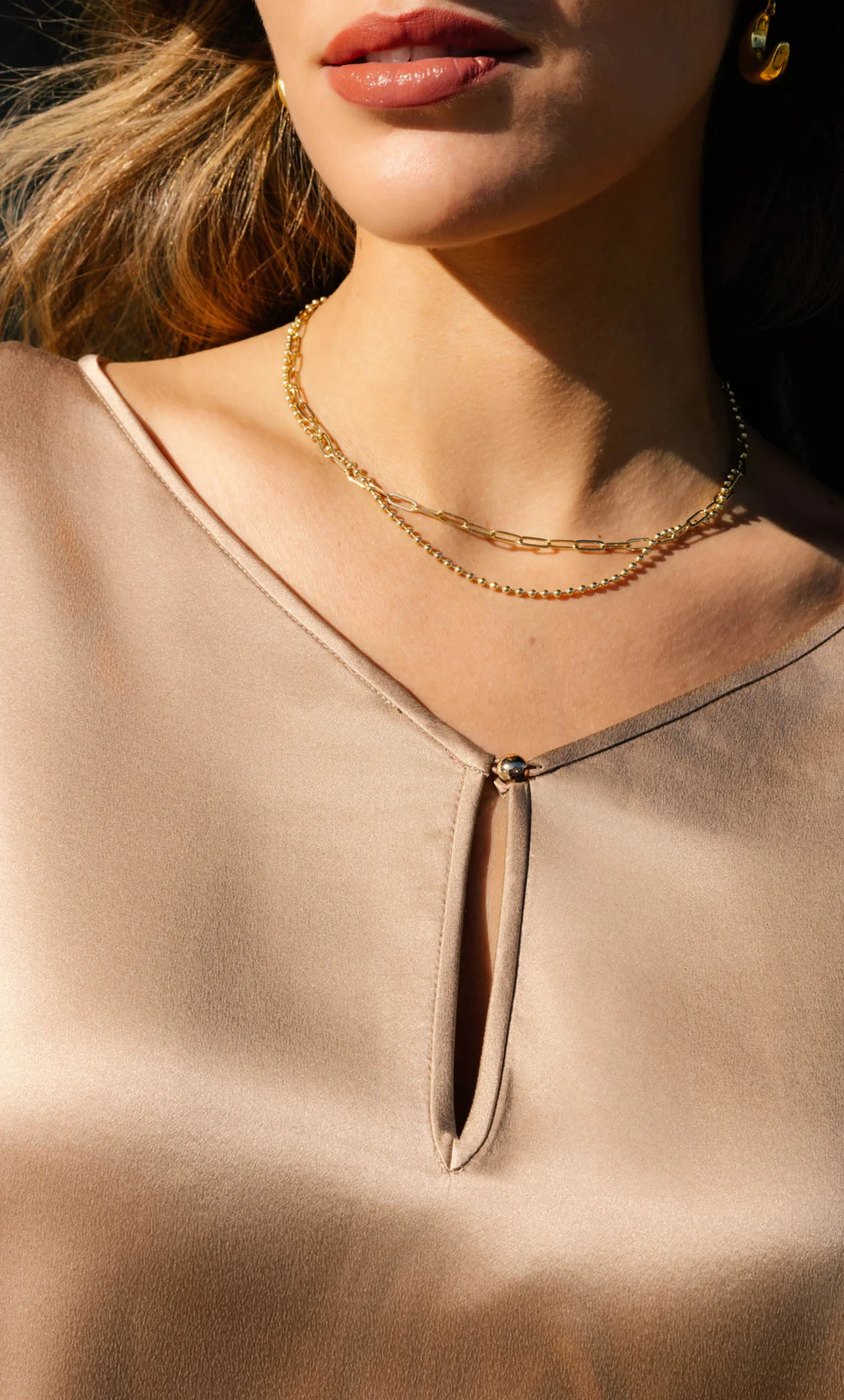 Verona Reversible Silk Blouse - Image 13